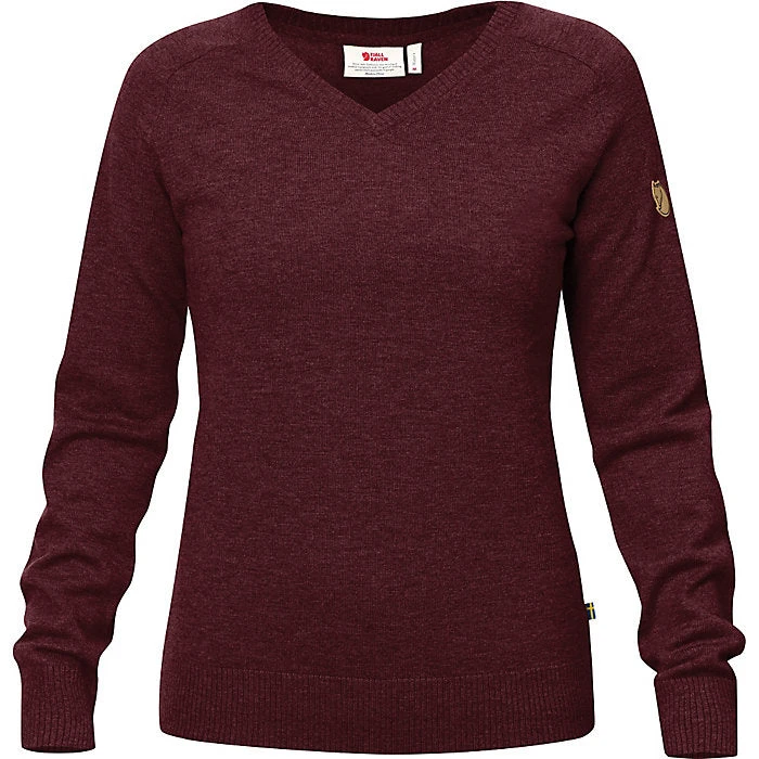 Budget 🛒 Apparel Fjallraven 👩 Women's Sormland V-Neck Sweater 🤩 1 Apparel Fjallraven Women's Sormland V-Neck Sweater
