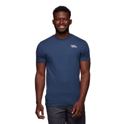 Black Diamond Men's Heitage Equipment For Alpinists Short Sleeve Tee