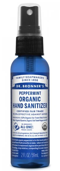 DR. BRONNER'S Hiking & Camping Accessories Dr Bronners Hand Sanitizer- Peppermint