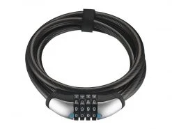Bike Accessories Giant SureLock Flex Combo 12 Cable Lock Matte Black 12mm X 180xm