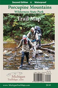 Down Wind Sports Porcupine Mountains State Park Trail Map Second Edition