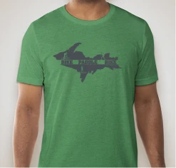 Down Wind Sports Bike Paddle Hike T-Shirt Local Goods