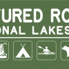 Down Wind Sports Local Goods Pictured Rocks Icons Sticker