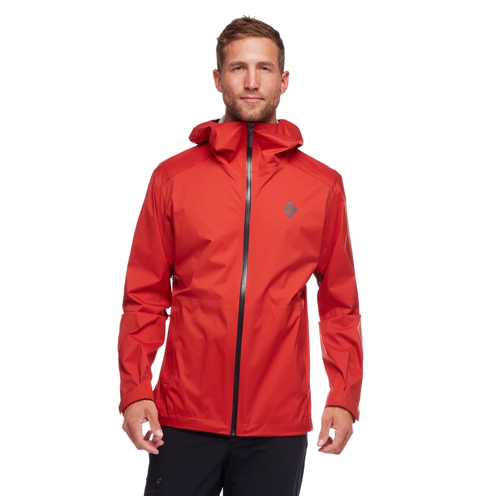 New ⭐ Apparel Black Diamond Men's Stormline Stretch Rain Shell 🔥 1 Apparel Black Diamond Men's Stormline Stretch Rain Shell