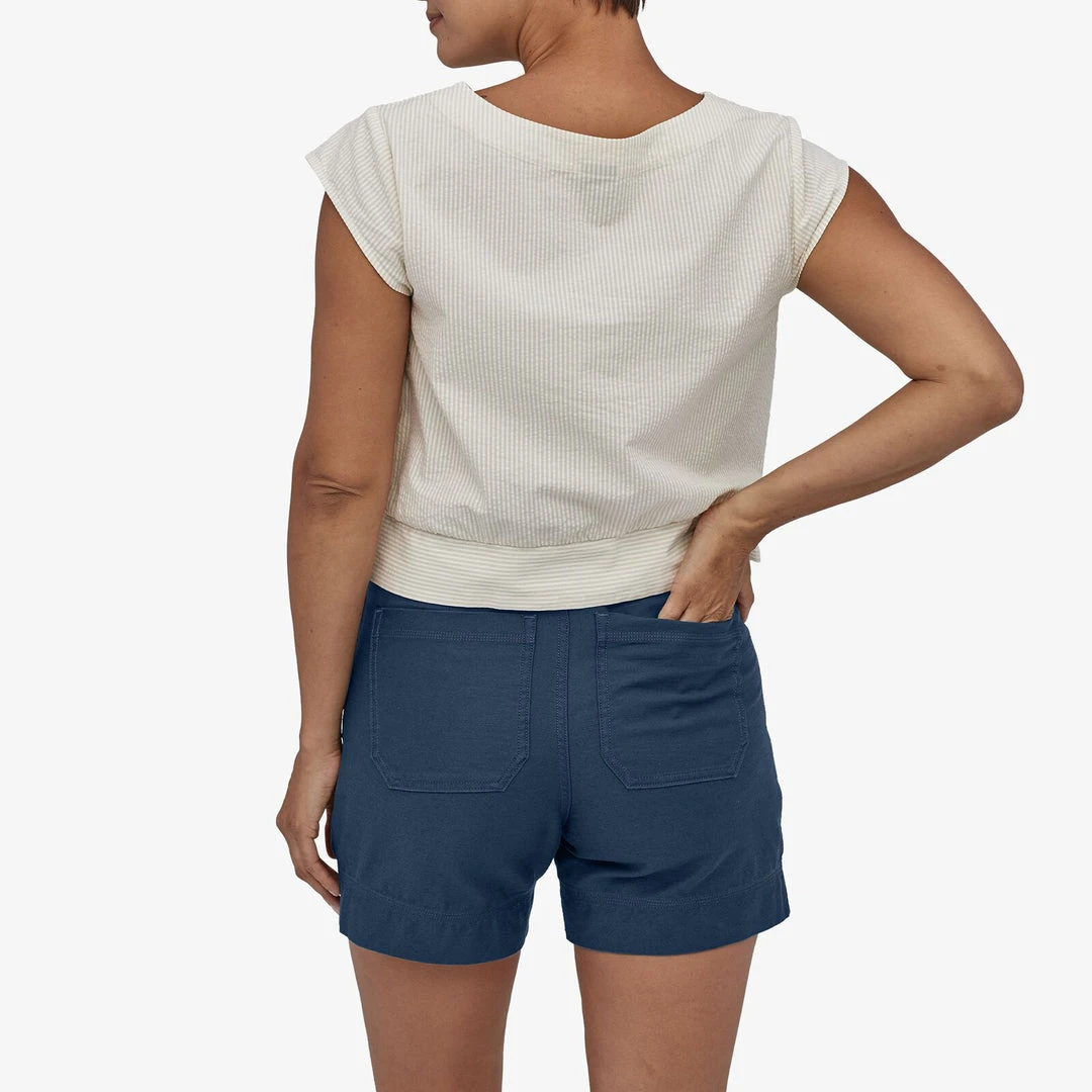 Best Sale 🛒 Patagonia 👩 Women's Organic Cotton Slub Woven Shorts Apparel 🔔 3 Patagonia Women's Organic Cotton Slub Woven Shorts Apparel