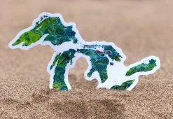 Down Wind Sports Local Goods Great Lakes Agate Sticker
