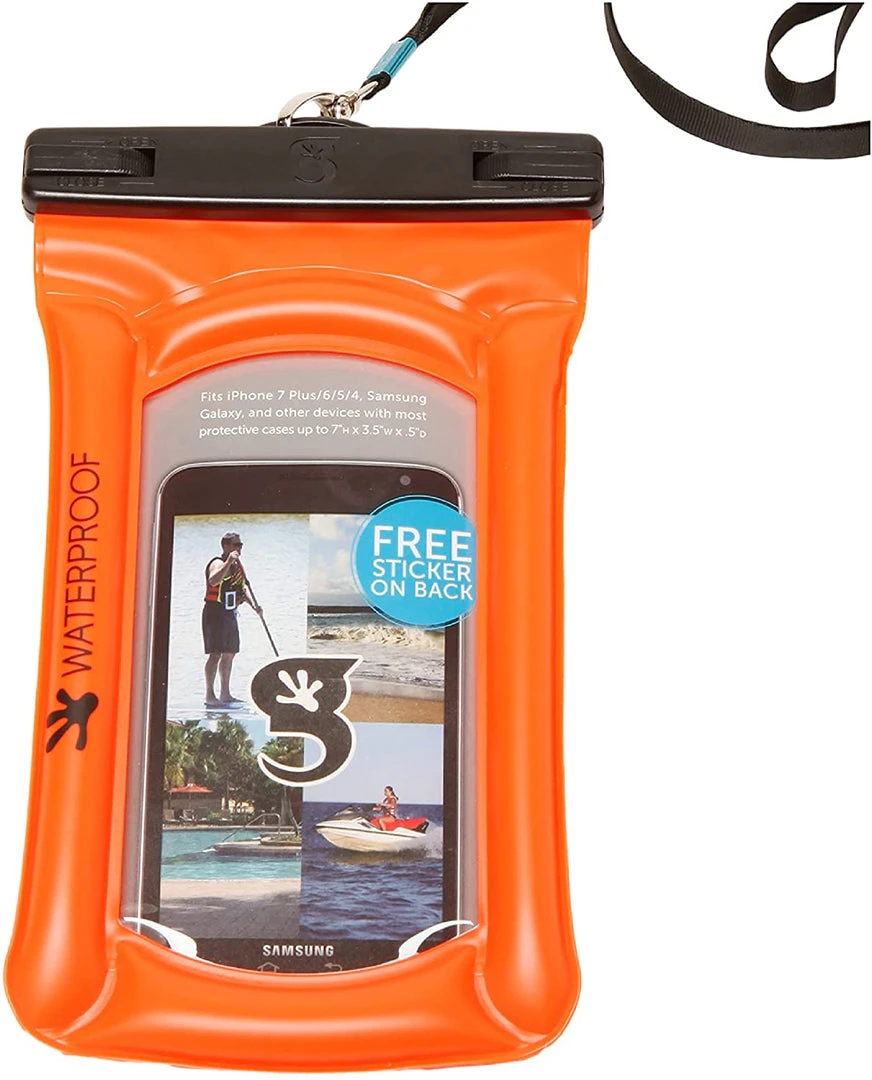 Best Sale 👏 Gecko Float Phone Dry Bag Hiking & Camping Accessories 😍 5 Gecko Float Phone Dry Bag Hiking & Camping Accessories