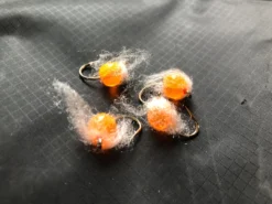 Down Wind Sports Fly Fishing Nuke Bead Egg Tangerine 8MM