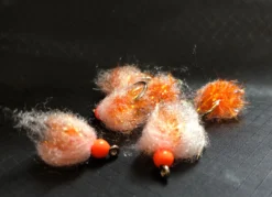 Down Wind Sports Bead Head Estaz Egg Orange Fly Fishing