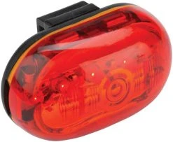 Bike Accessories MSW Red Bat Rear Taillight, Black