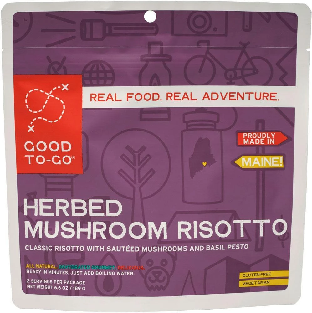 Flash Sale 👏 Down Wind Sports Good To Go Herbed Mushroom Risotto Double 😀 1 Down Wind Sports Good To Go Herbed Mushroom Risotto Double