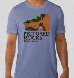 Down Wind Sports Pictured Rocks Tee (Youth-Adult) Local Goods