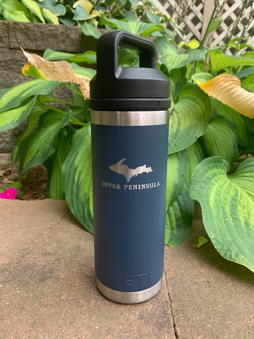 Brand new 👍 Yeti Upper Peninsula Rambler 18 W/Chug Cap 😉 2 Yeti Upper Peninsula Rambler 18 W/Chug Cap