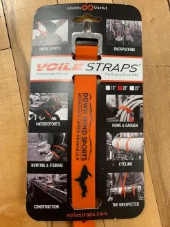 DWS Upper Peninsula Voile Strap Aluminum Buckle Orange Bike Accessories