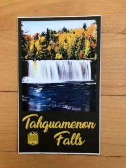 Down Wind Sports Local Goods Tahquamenon Falls Sticker