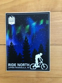 Down Wind Sports Ride North Marquette Sticker Local Goods