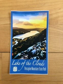 Down Wind Sports Local Goods Lake Of The Clouds Sticker