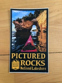 Down Wind Sports Pictured Rocks Arch Sticker Local Goods