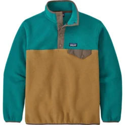 Patagonia Boys' Lightweight Synchilla Snap-T Pullover Apparel