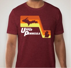 Down Wind Sports Retro Style UP T-Shirt Local Goods