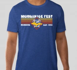 Down Wind Sports Michigan Ice Fest Retro Tee More Climbing Gear