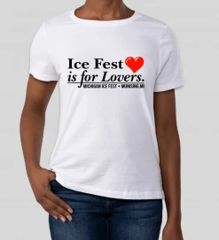 Down Wind Sports Michigan Ice Fest W Lovers V-Neck Tee