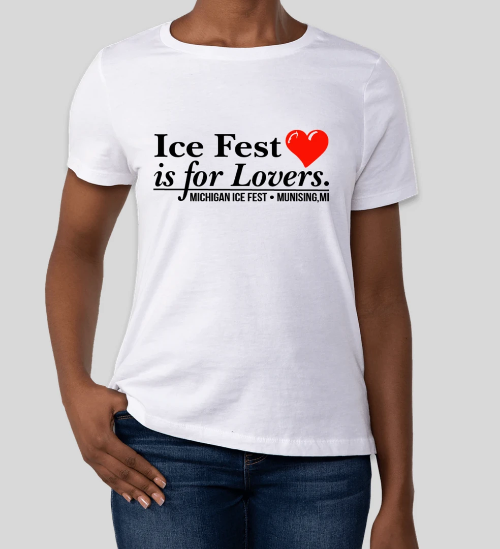 Discount π Down Wind Sports Michigan Ice Fest W Lovers V-Neck Tee π 1 Down Wind Sports Michigan Ice Fest W Lovers V-Neck Tee