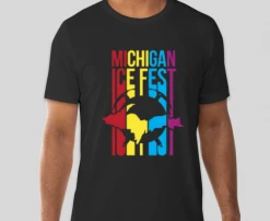 Down Wind Sports Michigan Ice Fest Colors Tee Michigan Ice Fest Gear