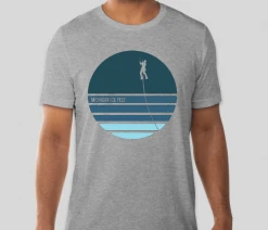 Hot Sale 👏 Down Wind Sports Michigan Ice Fest Blue Circle Tee 🥰 5 Down Wind Sports Michigan Ice Fest Blue Circle Tee