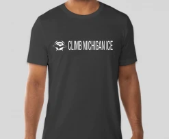 Down Wind Sports More Climbing Gear Michigan Ice Fest Climb MI Tee