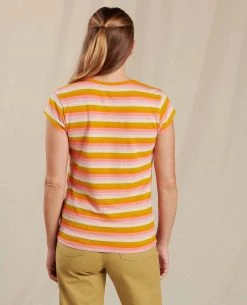 Toad & Co Toad&Co Women's Grom Ringer Short Sleeve Tee Apparel