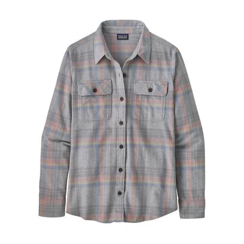 Cheapest 🤩 Apparel Patagonia 👩 Women's Long-Sleeved Organic Cotton Midweight Fjord Flannel 👚 Shirt 🔔 3 Apparel Patagonia Women's Long-Sleeved Organic Cotton Midweight Fjord Flannel Shirt