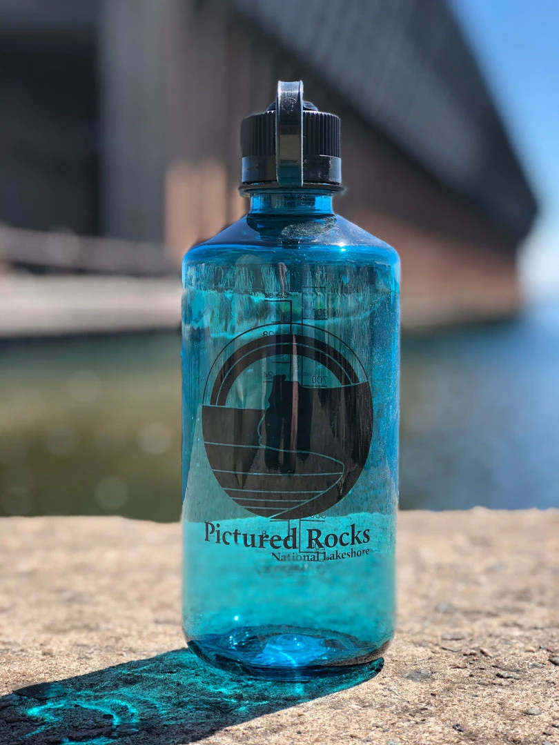 Flash Sale ⭐ Down Wind Sports Nalgene Pictured Rocks 32oz Narrow Mouth Cerulean 🧨 1 Down Wind Sports Nalgene Pictured Rocks 32oz Narrow Mouth Cerulean