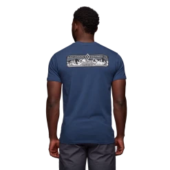 Black Diamond Men's Heitage Equipment For Alpinists Short Sleeve Tee