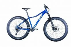 Down Wind Sports Bikes Borealis Flume Eagle NX /Rigid / Bronze And Blue /Muhlfut 26”/ Level T/Paddle Grips/Rigid Post/ Bluto/Vanhelga Tire 4.2 26” Med