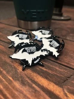 Michigan Ice Fest Michigan Ice Logo Fest Pin More Climbing Gear