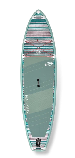 Down Wind Sports Surftech 10'2" Air Travel Gulfstream Sea Green Inflatable SUP Stand Up Paddle Boards