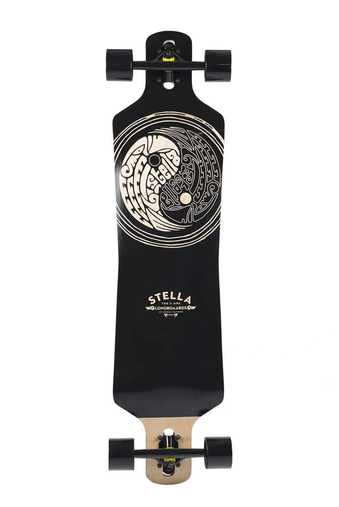 Flash Sale ⭐ Down Wind Sports Stella Drop Thro Yin/Yang Longboard 🎉 1 Down Wind Sports Stella Drop Thro Yin/Yang Longboard