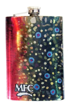 Montana Fly Company Accessories MFC Stainless Steel Hip Flask Sundell's Brook Trout Skin