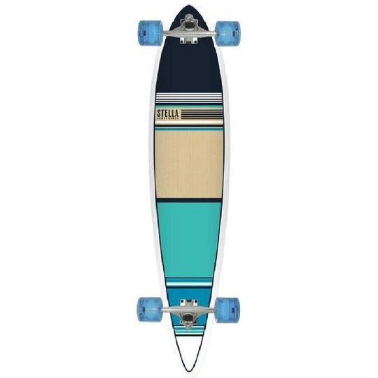 New 👍 Down Wind Sports Stella 46 Pintail Aqua Classic Longboard 💯 1 Down Wind Sports Stella 46 Pintail Aqua Classic Longboard