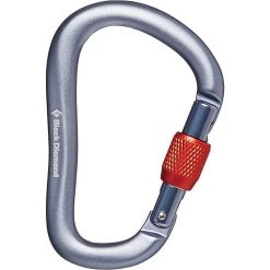 BD Rock Climbing Black Diamond Rocklock Screwgate Carabiner Gray