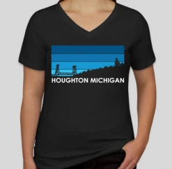 Down Wind Sports Women's Lift Bridge Houghton Tee Local Goods
