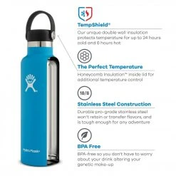 Hydroflask Hydro Flask 18 Oz Standard Mouth W/Flex Cap Hiking & Camping Accessories