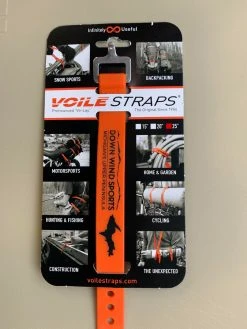 DWS Upper Peninsula Voile Strap Aluminum Buckle Orange Bike Accessories