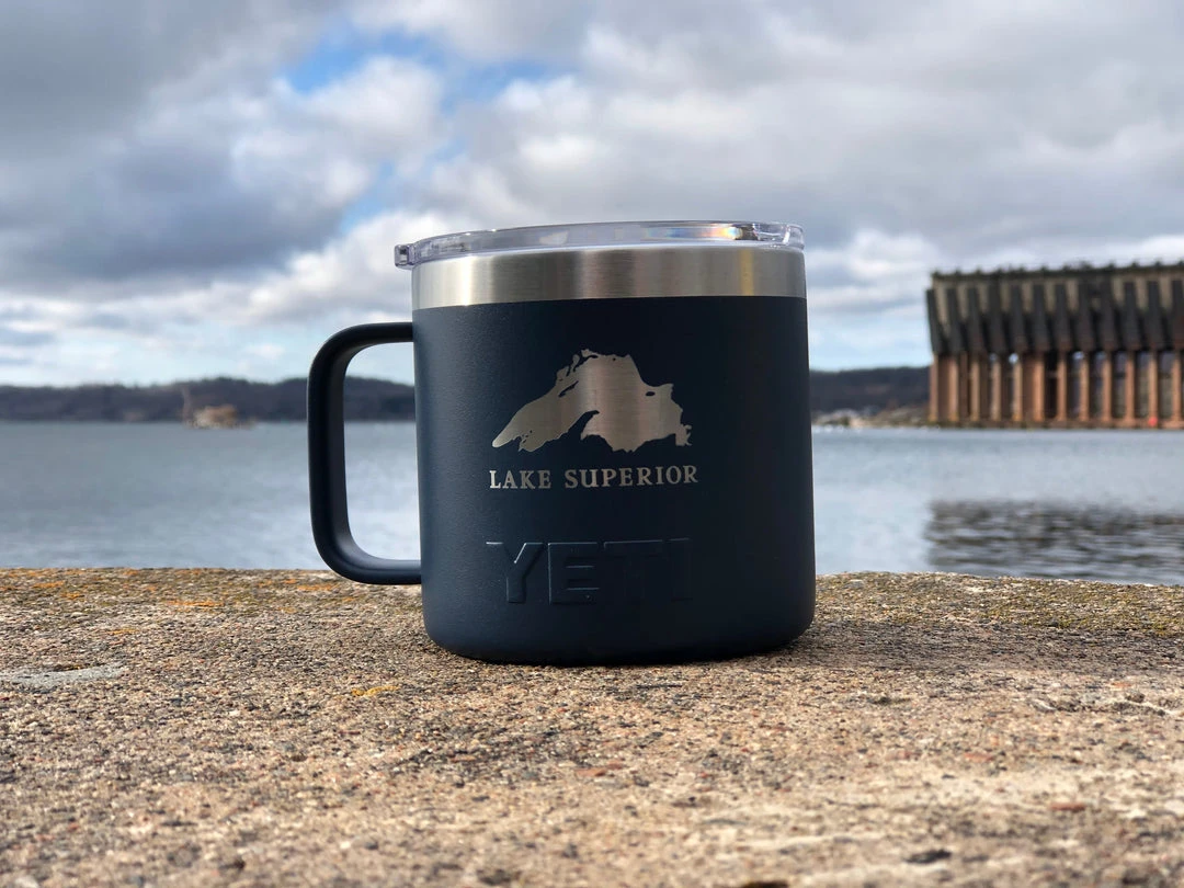 Best Sale 🥰 Yeti Lake Superior Rambler Mug 14 ✨ 1 Yeti Lake Superior Rambler Mug 14