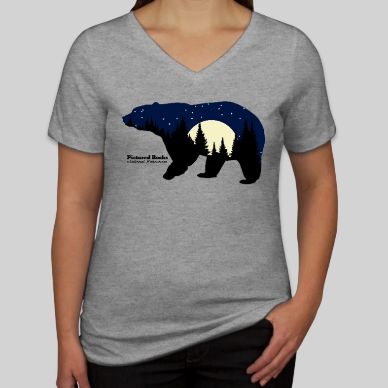 Coupon 😉 Down Wind Sports 👩 Women's Nightbear V-Neck Tee 👏 1 Down Wind Sports Women's Nightbear V-Neck Tee